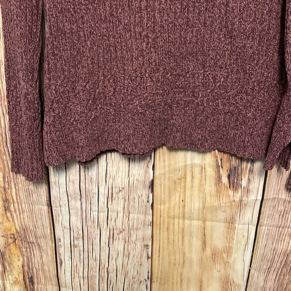 Sweater Natural Reflections Medium Mauve Colored Sweater Beautiful Design across - Picture 7 of 8